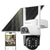 VeryFocal Dual Lens Solar Camera Wireless Outdoor, 2.4GHz/5GHz WiFi Connectivity for Home Security, 4MP QHD 360° PTZ Cameras, PIR Motion Detection, Color Night Vision, IP66