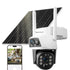 VeryFocal Dual Lens Solar Camera Wireless Outdoor, 2.4GHz/5GHz WiFi Connectivity for Home Security, 4MP QHD 360° PTZ Cameras, PIR Motion Detection, Color Night Vision, IP66