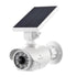 VeryFocal Solar Battery Powered Dummy Fake Camera with PIR Thermal Sensor Warning Light, IP66 Waterproof