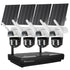 VeryFocal Solar Dual Lens Wireless Camera System, 4-Set 2-in-1 PTZ Cameras for Home Security, 10CH 4K Long Range WiFi 6 Surveillance DVR NVR, CCTV Outdoor Surveillance Kit