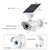 VeryFocal Solar Battery Powered Dummy Fake Camera with PIR Thermal Sensor Warning Light, IP66 Waterproof 2 Pack