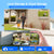 VeryFocal Dual Lens Solar Camera Wireless Outdoor, 2.4GHz/5GHz WiFi Connectivity for Home Security, 4MP QHD 360° PTZ Cameras, PIR Motion Detection, Color Night Vision, IP66